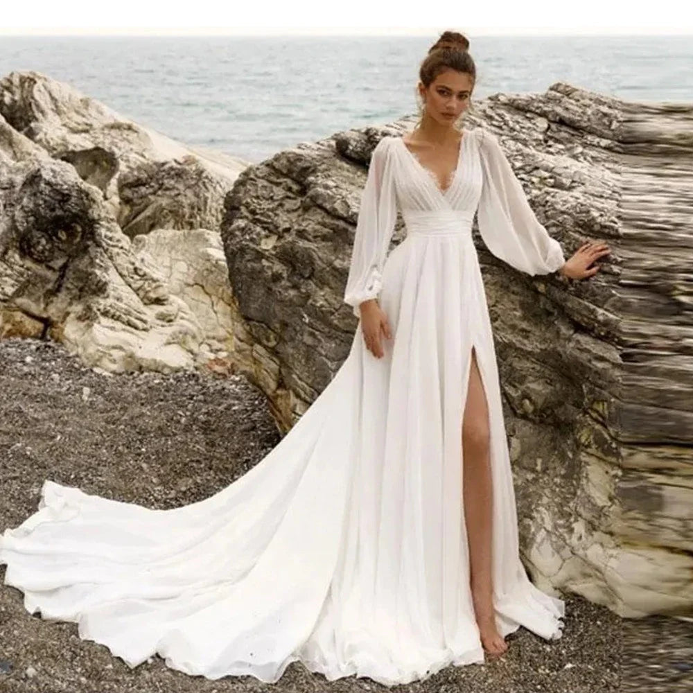 Abito Da Sposa Stile Bohemien
