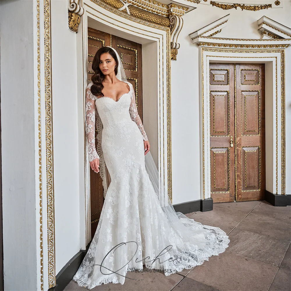 Abito Da Sposa A Sirena Con Gonna Staccabile